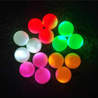 Light Up Colored Double-layer Training Golf Ball 352 Honeycombs