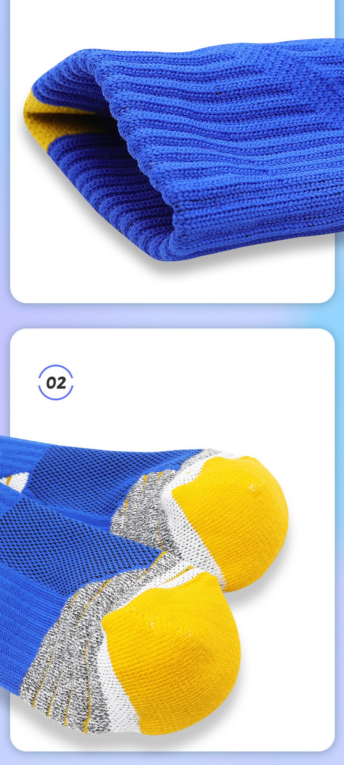 Basketball Sock Color-blocked Mid-calf Length Sport Socks