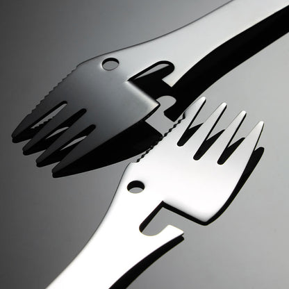 Multi Function Spoon Fork Bottle Opener Can Opener