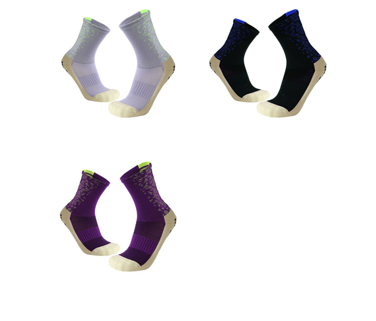 Navy, Grey, Purple