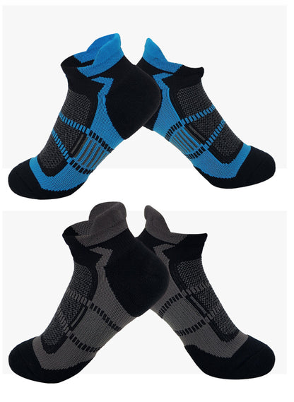 Athletic Socks Low Cut Cushioned Running Socks Breathable Comfortable for Sports