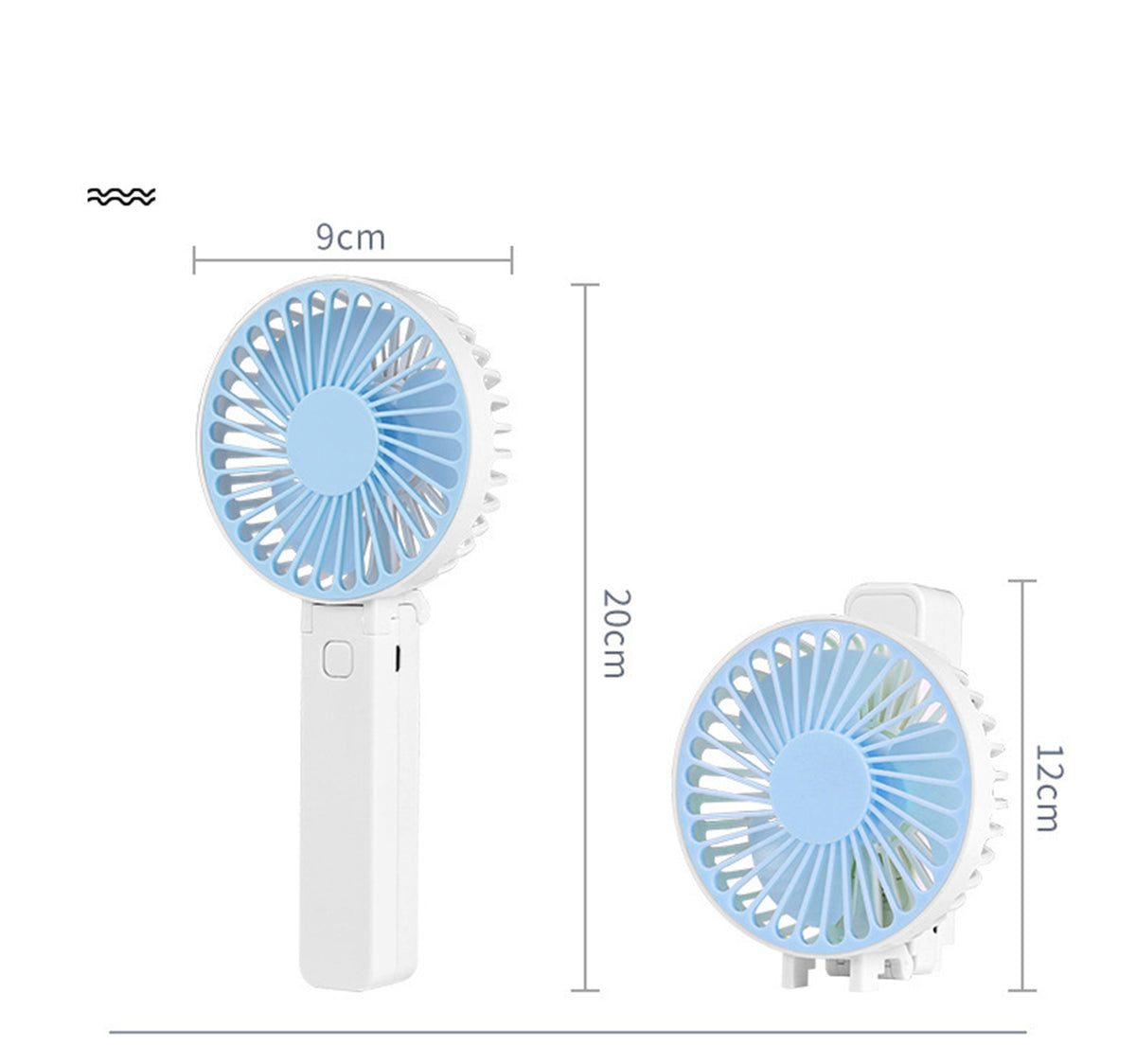 Portable Min Fan USB Desk Fan Small Personal Hand Fan W/3 Speed