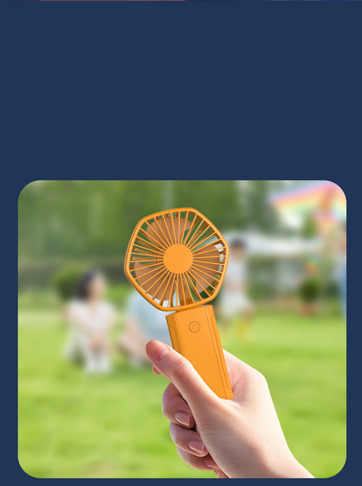 Portable Rechargeable Mini Fan Small Desk Fan