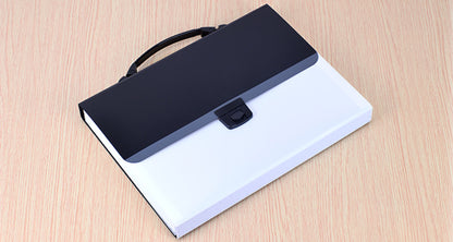 Portable 12 Pockets Expanding File Folder Accordion Document Organizer Letter A4 Paper Size Storage