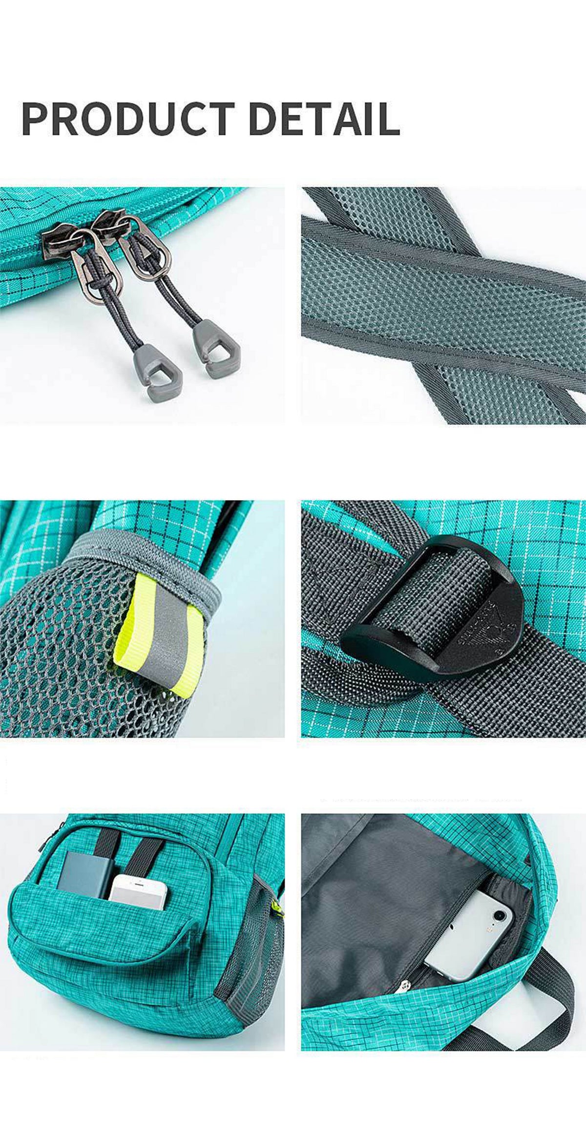 Lightweight Packable Backpack Foldable Hiking Backpacks Water Resistant Folding Daypack ( 26L )