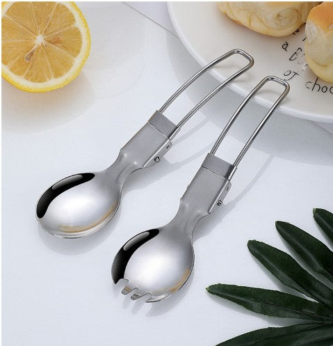 304 Stainless Steel Folding Cutlery Set 3 pieces