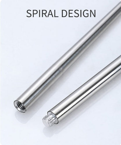 304 Stainless Steel Folding Cutlery Set 5 pieces