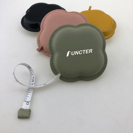59" PU Leather Flower Shaped Body Measuring Tape