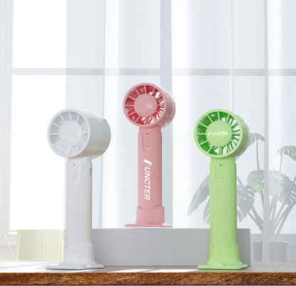 Handheld Fan Mini Portable Fan USB Rechargeable Personal Fan W/3 Speed