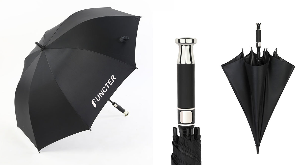 Long Handle Umbrella, Large Straight Pole Double Golf Sunny Umbrella Men Gifts
