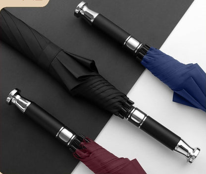 Long Handle Umbrella, Large Straight Pole Double Golf Sunny Umbrella Men Gifts