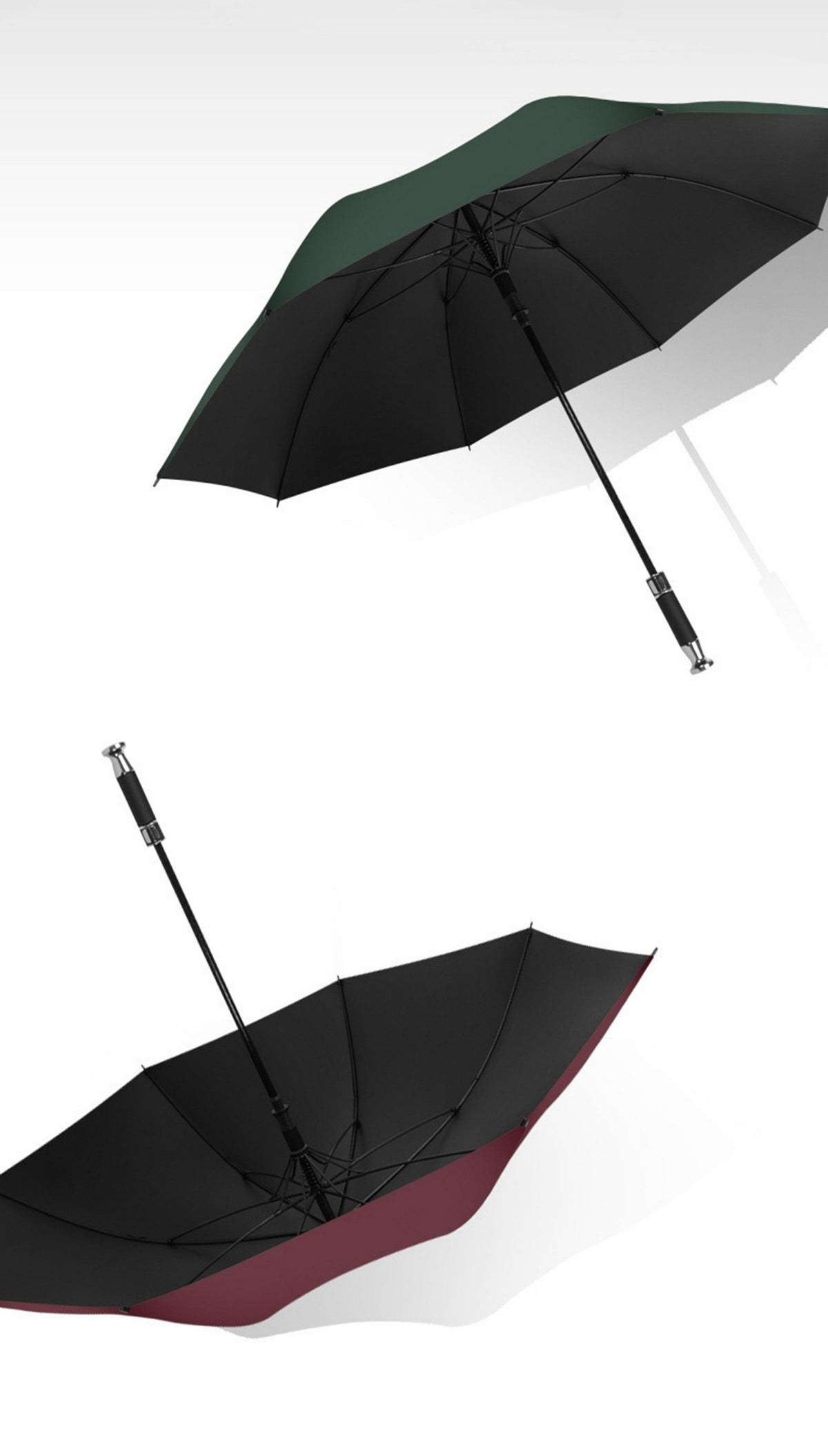 Long Handle Umbrella, Large Straight Pole Double Golf Sunny Umbrella Men Gifts