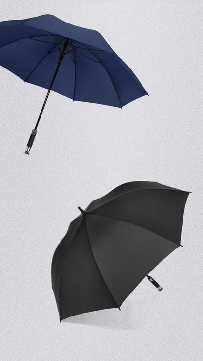 Long Handle Umbrella, Large Straight Pole Double Golf Sunny Umbrella Men Gifts