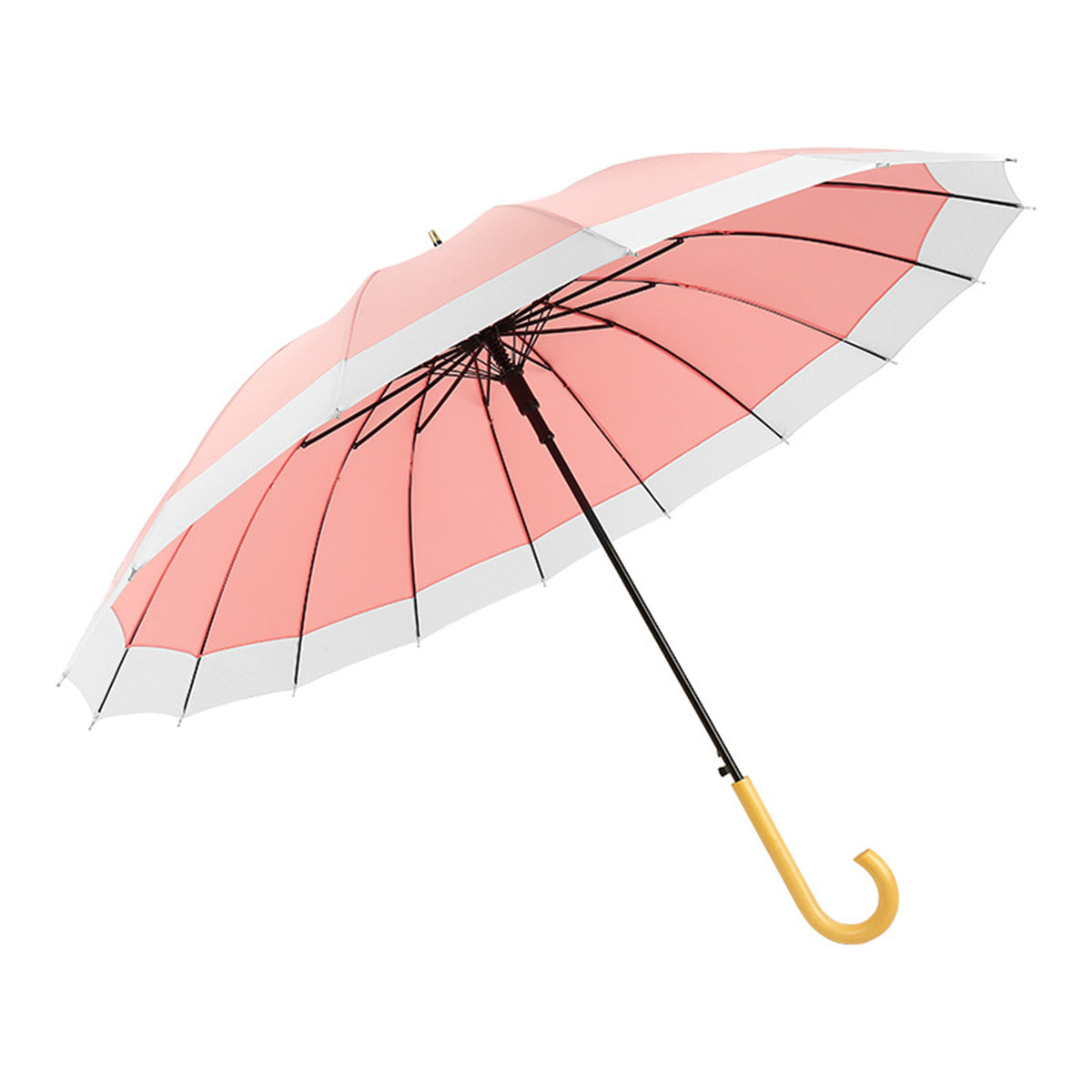 Long Handle Umbrella, Windproof Large Umbrella, Wind Resistant Big Golf Umbrellas For Adult