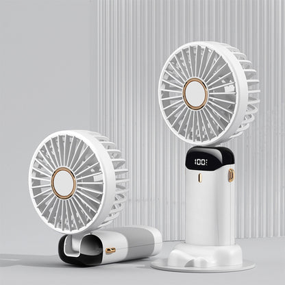 Mini Handheld Fan, Portable Personal Fan Hanging Neck Fan W/5 Speed Adjustable Fan