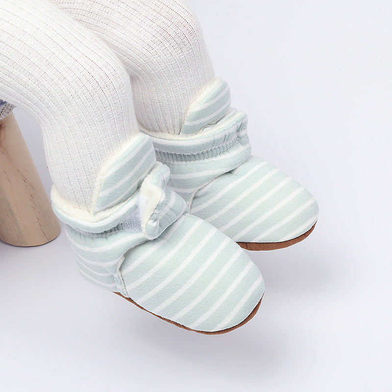 Cotton Baby Booties (0-6m)