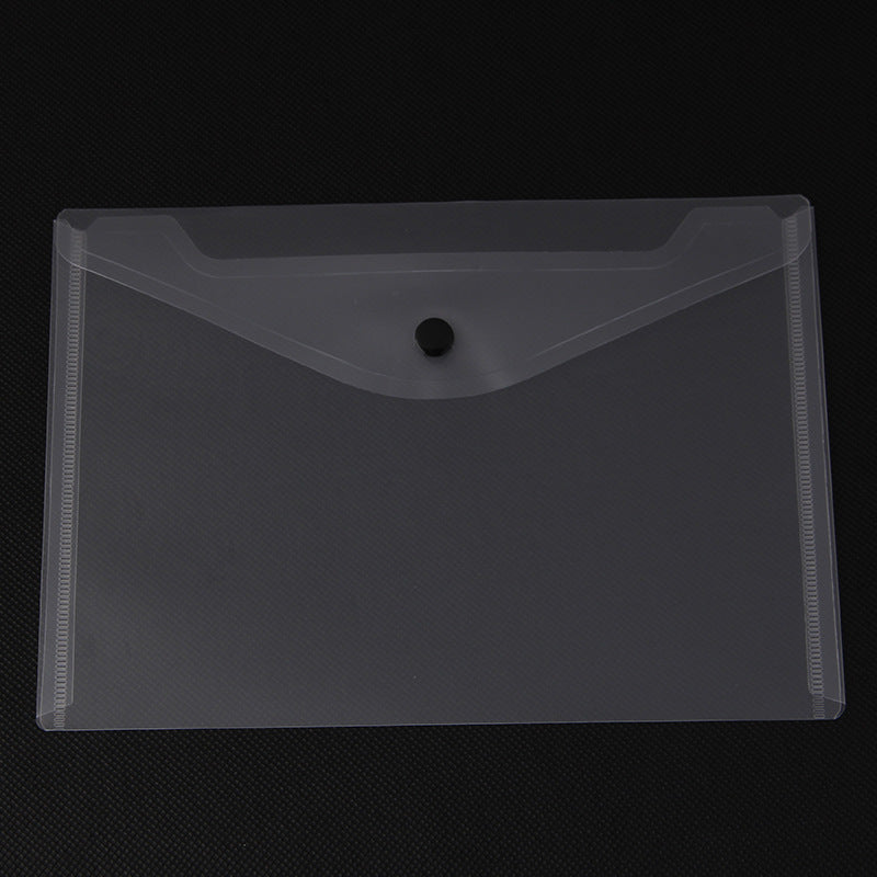 A5 Poly Envelope Folder, A5 Plastic Envelopes with Snap Closure, Clear A5 Document Storage Folder