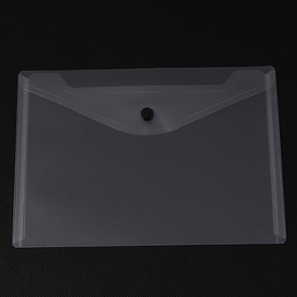 A5 Poly Envelope Folder, A5 Plastic Envelopes with Snap Closure, Clear A5 Document Storage Folder