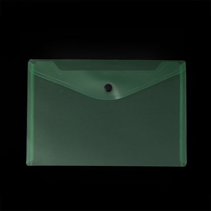A5 Poly Envelope Folder, A5 Plastic Envelopes with Snap Closure, Clear A5 Document Storage Folder