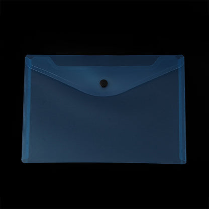 A5 Poly Envelope Folder, A5 Plastic Envelopes with Snap Closure, Clear A5 Document Storage Folder