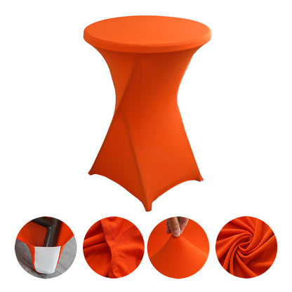23 x 43" Spandex Cocktail Table Cover, Custom Printed Table Cover With Leg