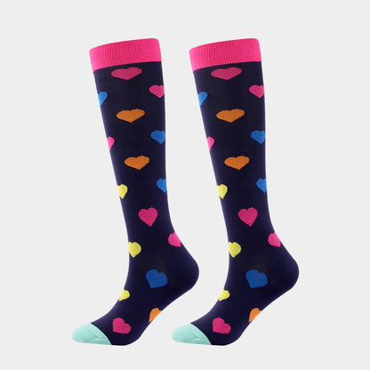 Custom Knitted Knee High Socks Unisex Socks With Full Customization
