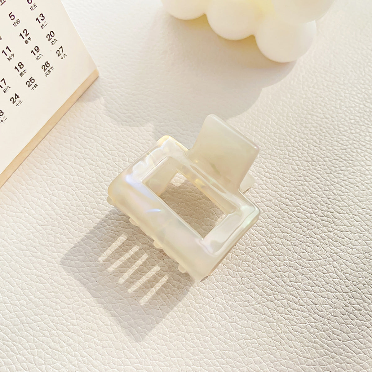 Hair Clips for Women Small Neutral Rectangle Hair Clips ( Small )