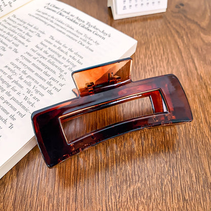 Hair Clips for Women Large Neutral Rectangle Hair Clips (Large)