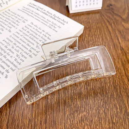 Hair Clips for Women Large Neutral Rectangle Hair Clips (Large)