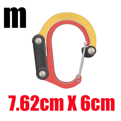 #L High Quality Aluminum Alloy D Shape Easily Hanging Mountaineering Buckle Carabiner