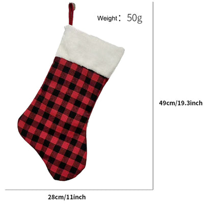 Burlap Stockings Christmas Hanging Decorations Tree Decor Xmas Party