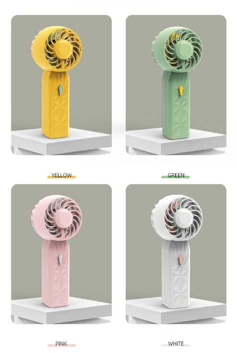 Handheld Mini USB Small Fan Portable Rechargeable Fan