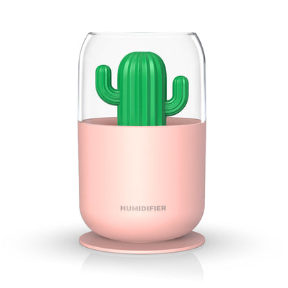 300ml Mini Portable USB Humidifier Cool Mist Humidifier W/Night Light For Bedroom Travel Office Home