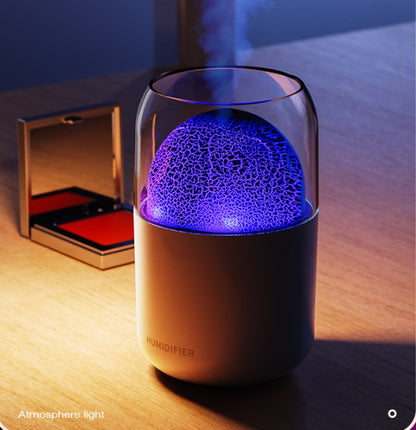 300ml Mini Portable USB Humidifier Cool Mist Humidifier W/Night Light For Bedroom Travel Office Home