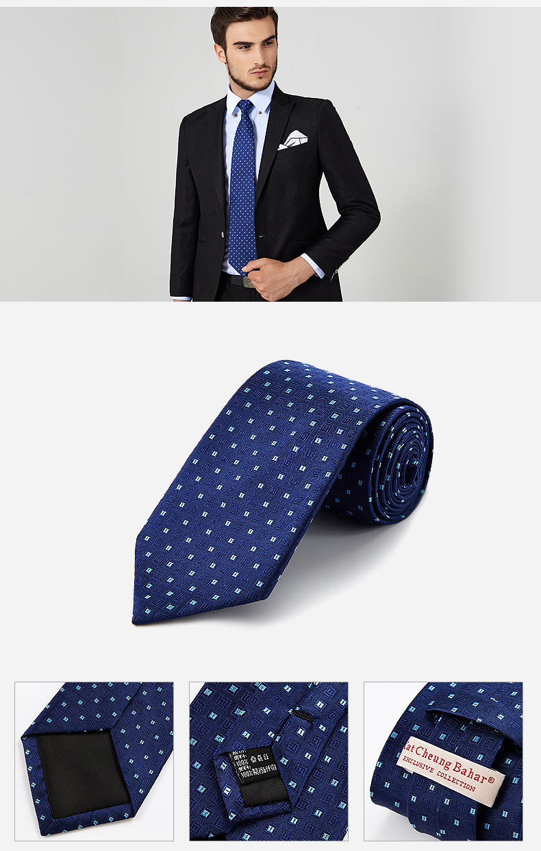 Mold#02 Polyester-Silk Tie For Man