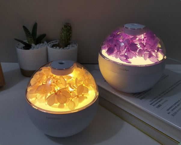 220ml Mini Preserved Flower Portable USB Humidifier Cool Mist Humidifier