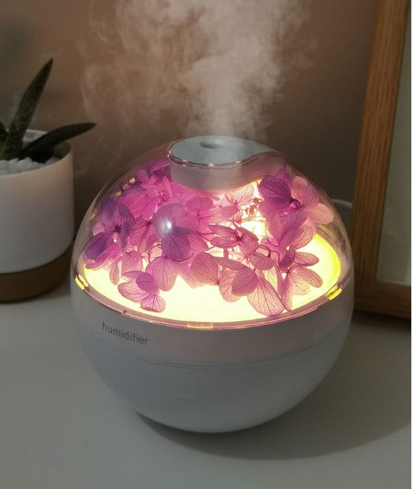 220ml Mini Preserved Flower Portable USB Humidifier Cool Mist Humidifier