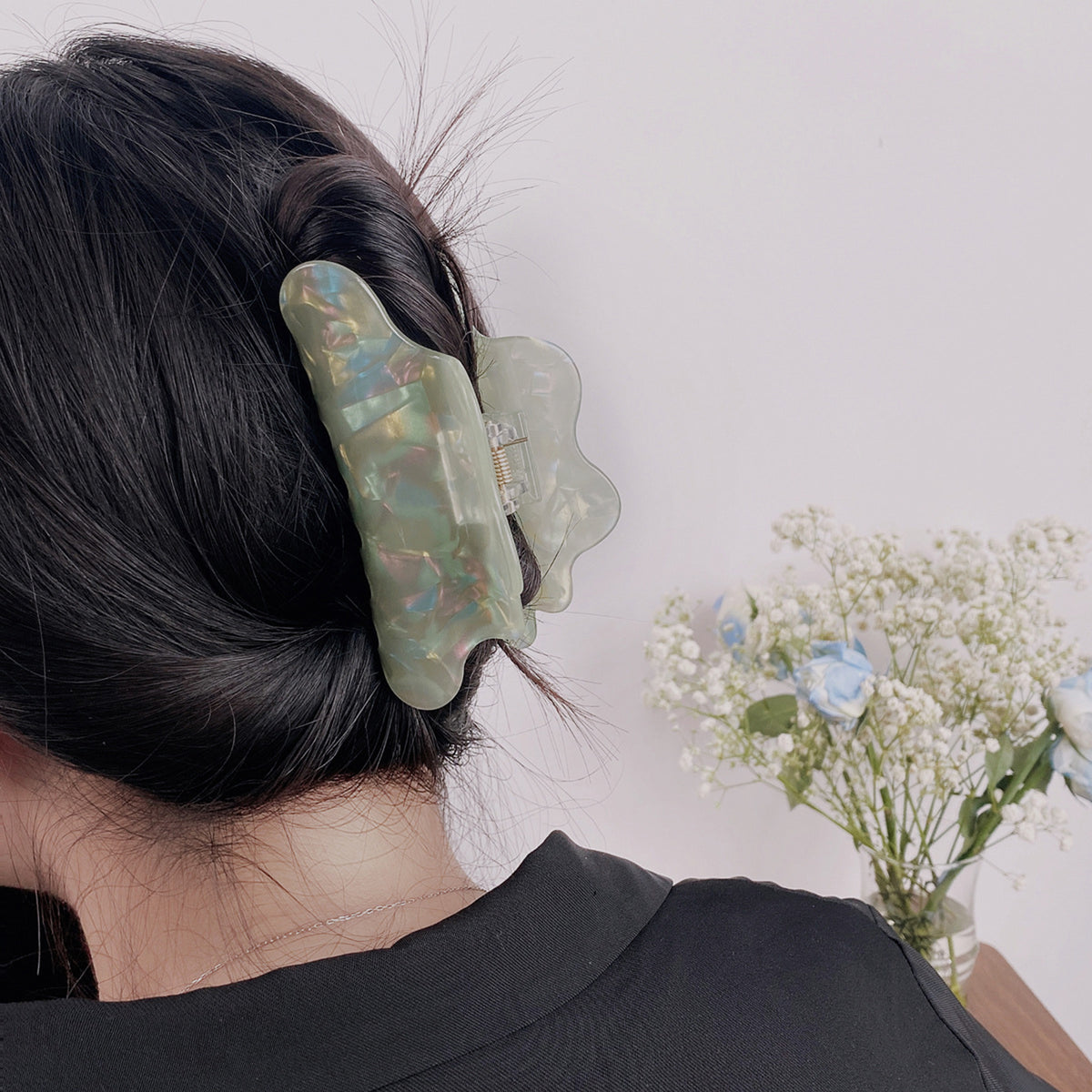 Colorful Hair Clips, Neutral Claw Clips
