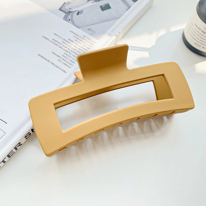 Hair Clips for Women X-Large Neutral Rectangle Hair Clips (X-Large)