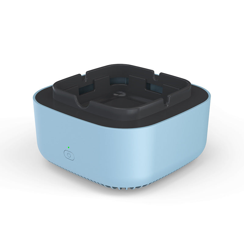 Indoor Ashtray - 2" 1 Multifunctional Ashless Air Purifier with Filter Ashtray