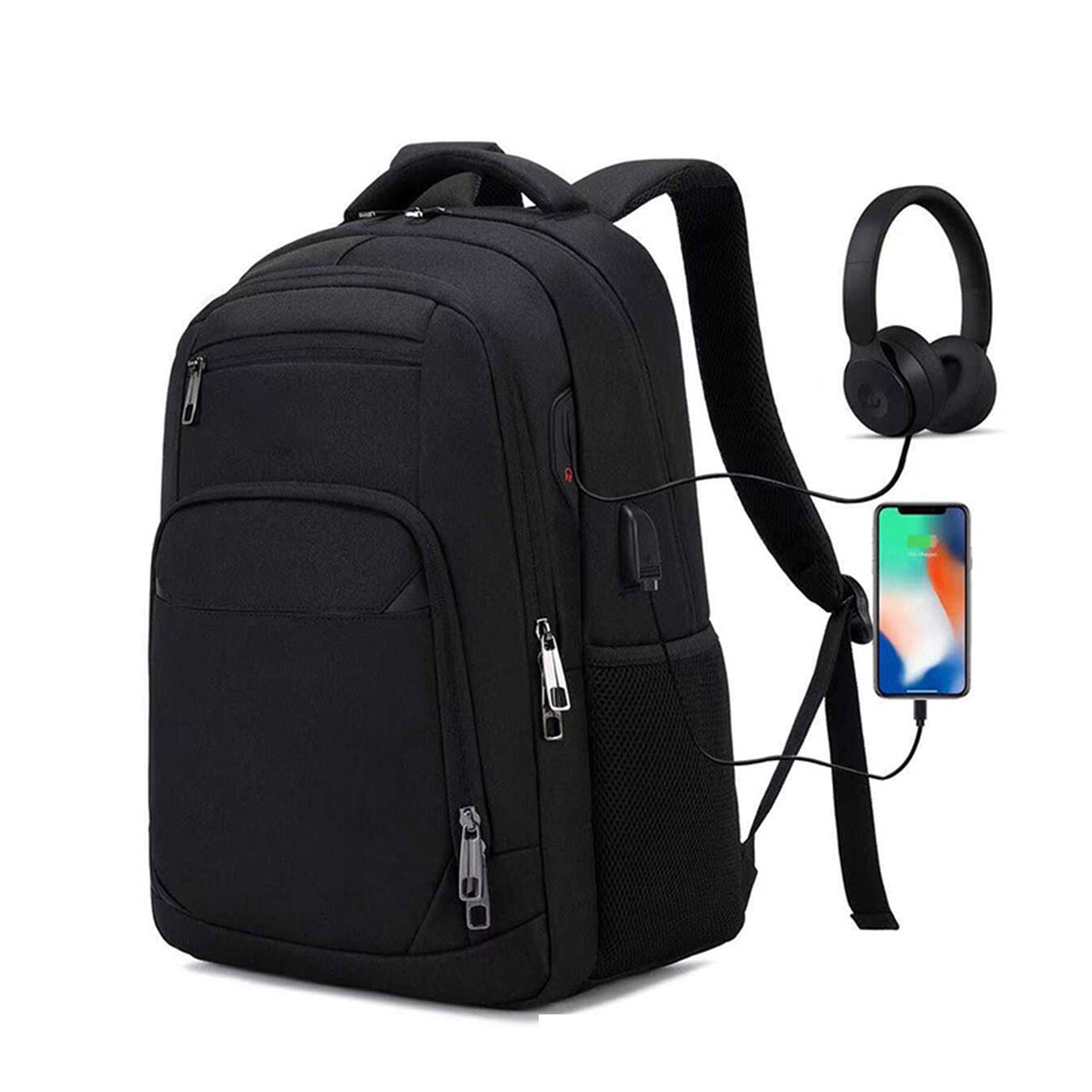 Durable Laptops Backpack W/ USB Charging Port