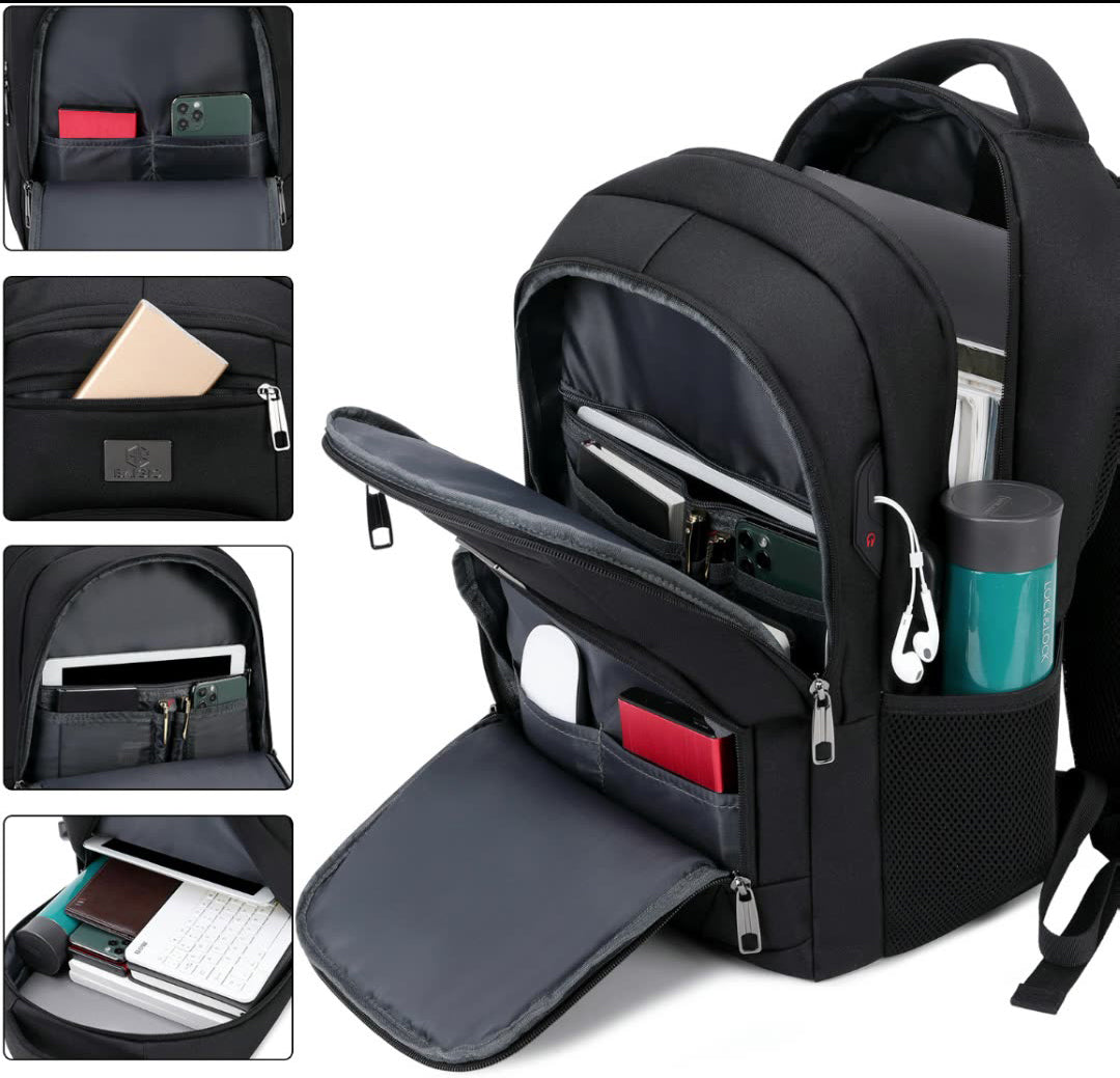 Durable Laptops Backpack W/ USB Charging Port