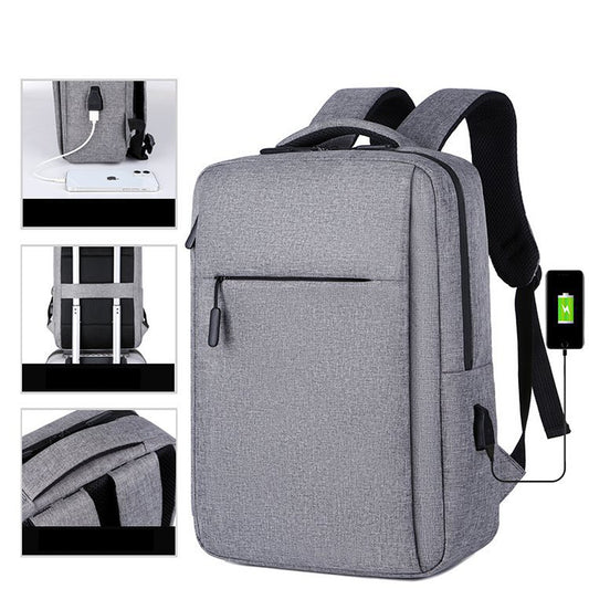 Thickened Laptop USB Connector Snow Canvas Backpack Luggage Bag Backpack