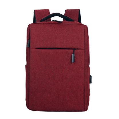 Thickened Laptop USB Connector Snow Canvas Backpack Luggage Bag Backpack