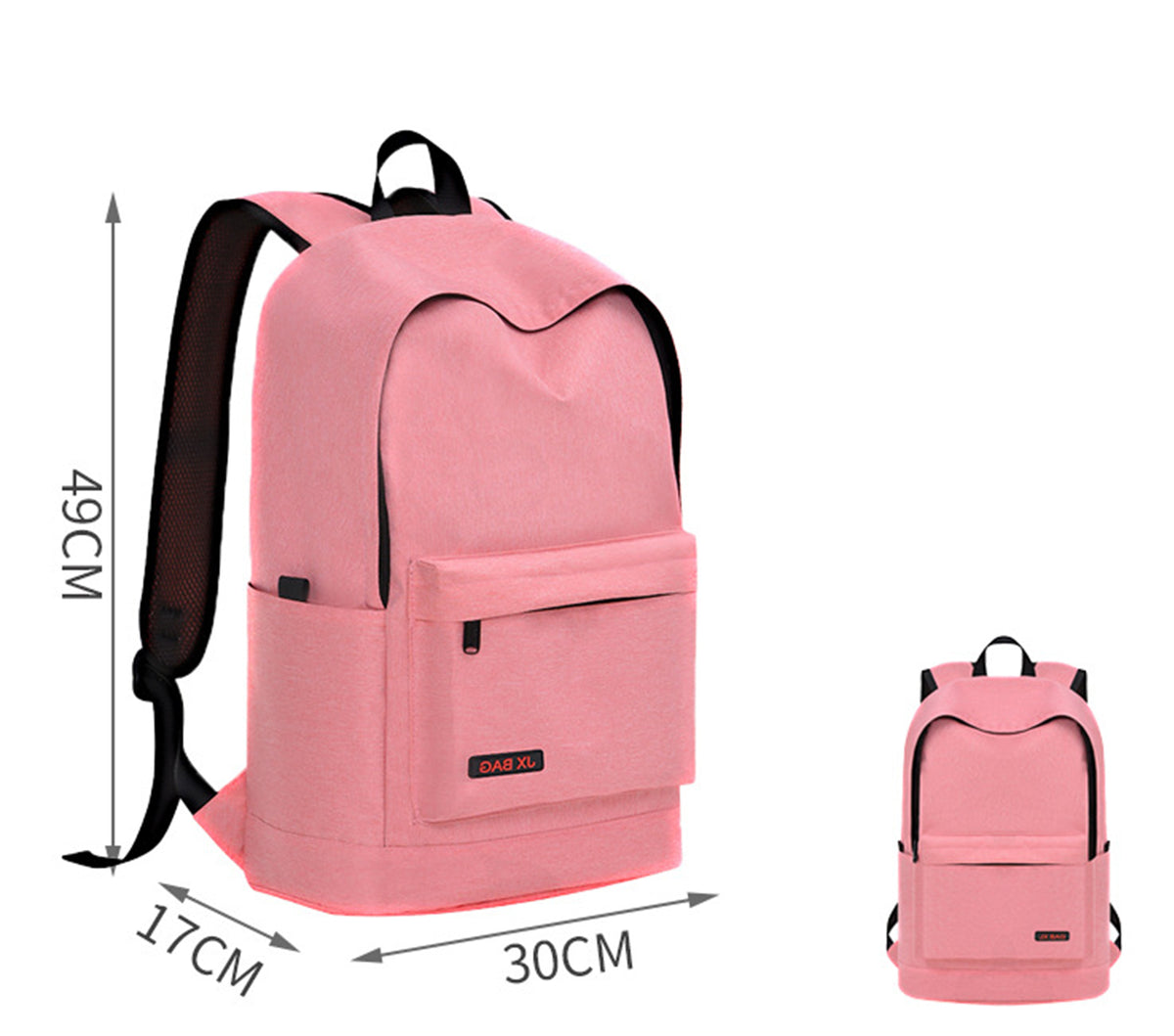 Size L Regular Style Backpack Simple School Bag Middle School Backpack