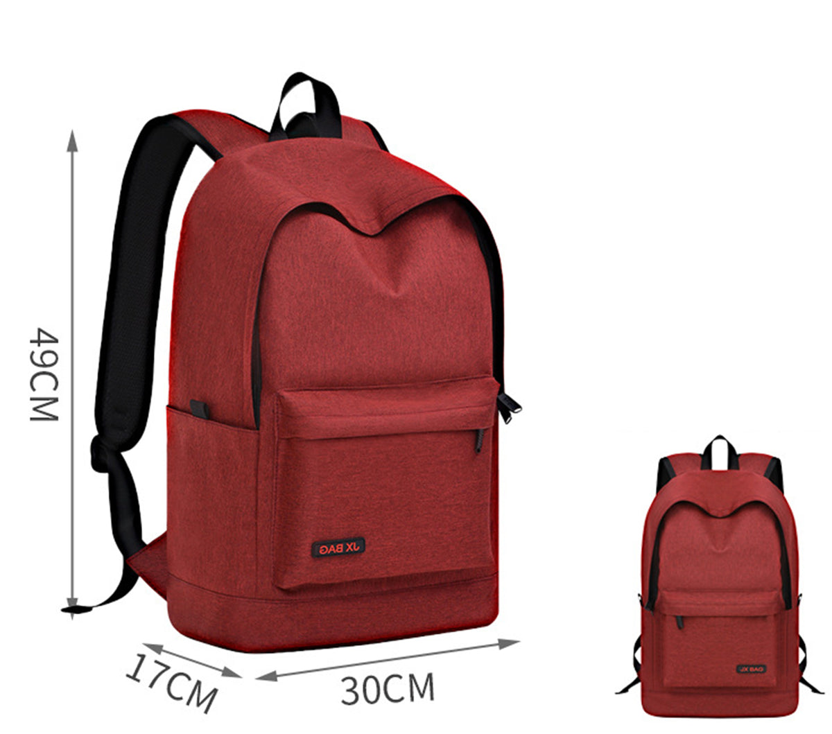 Size L Regular Style Backpack Simple School Bag Middle School Backpack