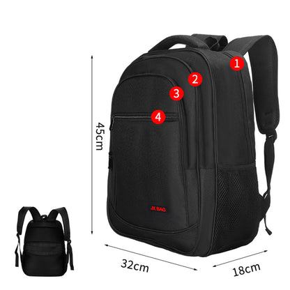 Four Layers Reinforced Upgraded Style Backpack Simple Middle School Backpack USB Backpack