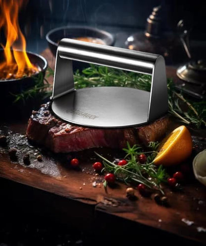 Stainless Steel Burger Press