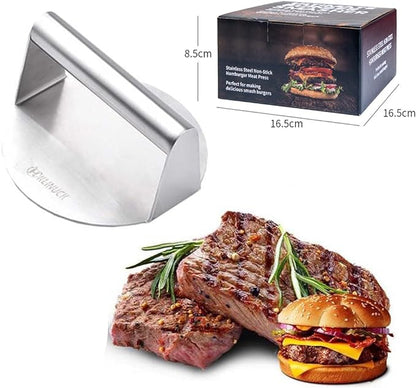 Stainless Steel Burger Press