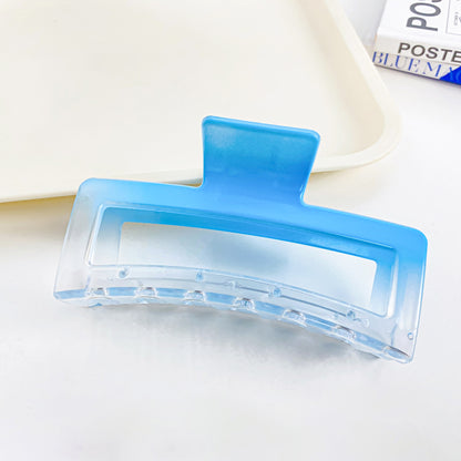 Hair Claws for Women Girls Candy Color Rectangle Hair Claw Clips